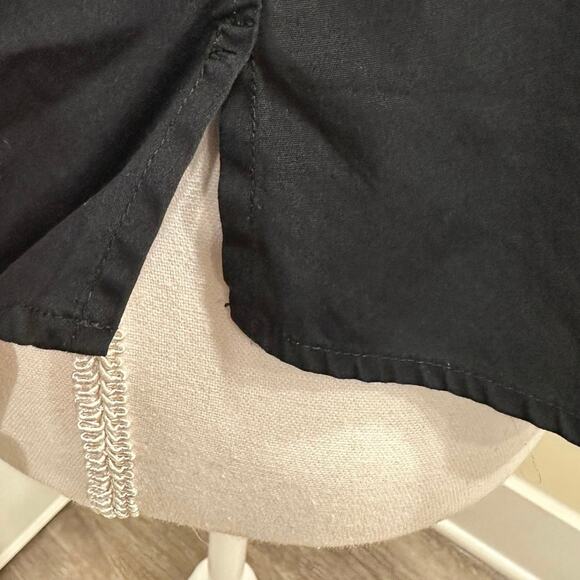 Veronica Beard Black Peplum Pintuck Structured Minimalist Office Siren Blouse - Picture 11 of 15